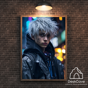 Cyber White Haired Guy